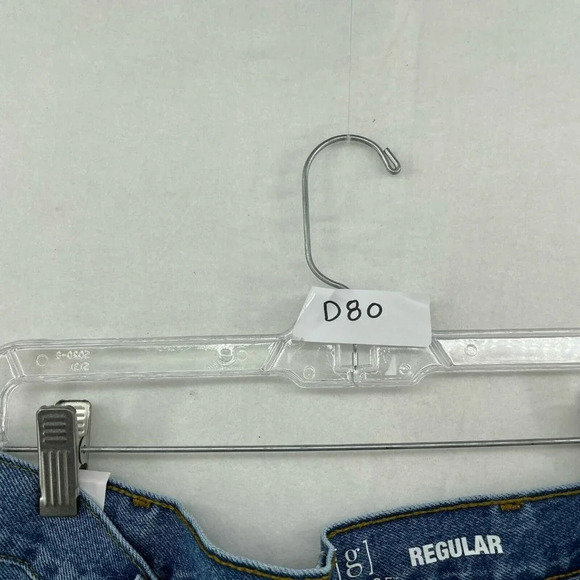 George Jeans Men's Sz 36x30 Blue Denim Regular Fit Straight Leg High Rise Button - Picture 11 of 11